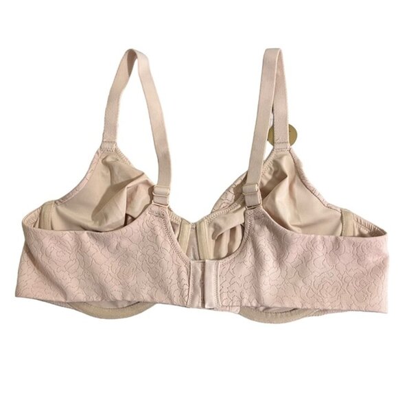 Wacoal beige nude bra lined no padding side support women's 38C - Picture 5 of 6